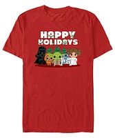 Fifth Sun Men's Chibi Holidays Short Sleeve T-Shirt