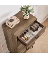 Streamdale Furniture X-Shaped Sturdy Steel Frame Dresser for Stable and Lasting Storage