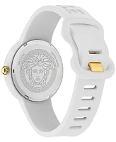 Versace Women's Swiss V-Pop White Silicone Strap Watch 39mm