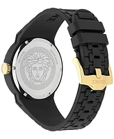 Versace Men's Swiss V-Pop Silicone Strap Watch 43mm