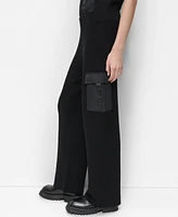 Dkny Women's Knit Straight-Leg Cargo Pants