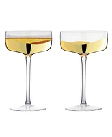 Anton Studio Designs Wave Champagne Coupes, Set of 2