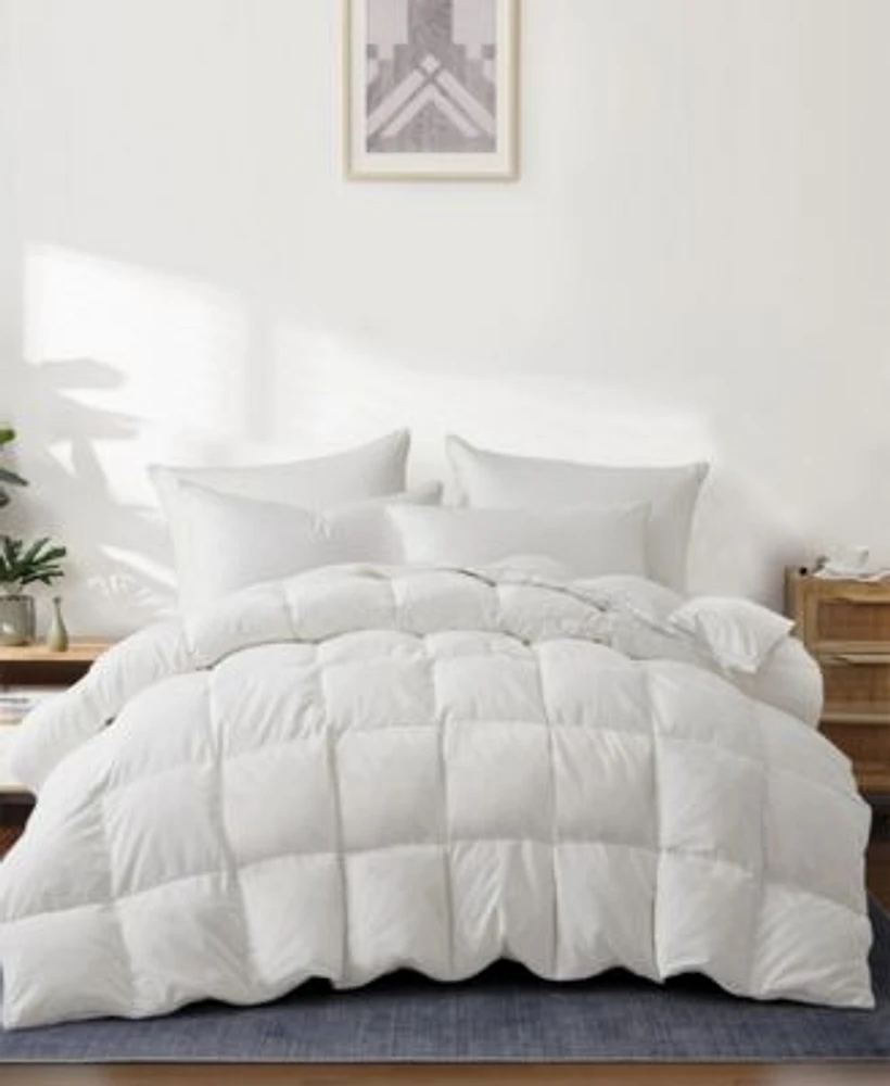 Unikome Ultra Soft White Goose Feather Down Comforter