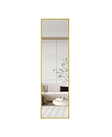 Streamdale Furniture Aluminium Frame Full Body Mirror - Golden 63" X 20"