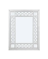 Streamdale Furniture Varian Mirror, Mirrored & Antique Platinum