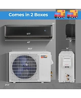 24000 Btu Wifi Enabled Mini Split Air Conditioner & Heater with Heat Pump