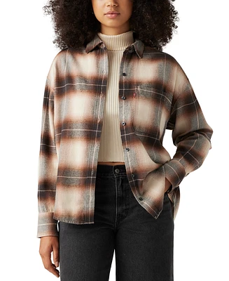 Levi's Women's Henri Plaid-Print Shirt