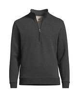 Lands' End Big & Tall Long Sleeve Serious Sweats Half Zip Mock Sweatshirt