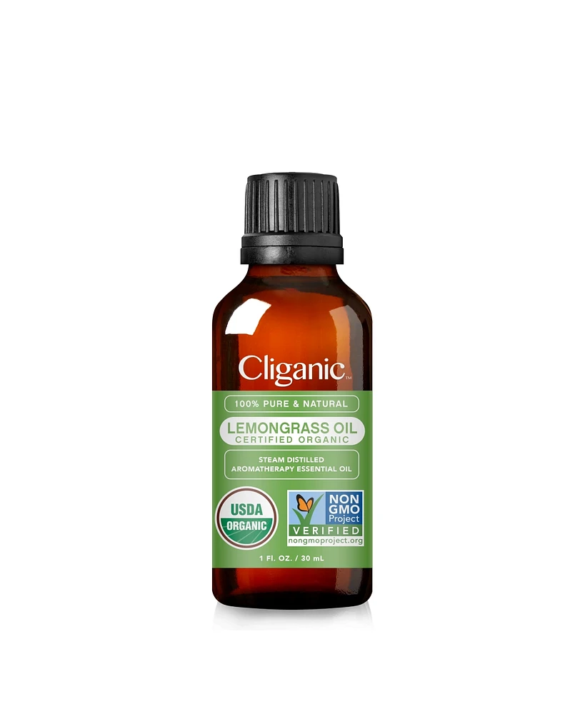 Cliganic Organic Lemongrass Oil, 1oz