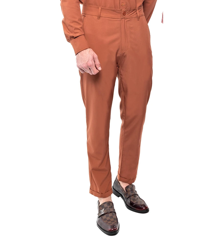 Dai Moda Men's Autumn rust Pants