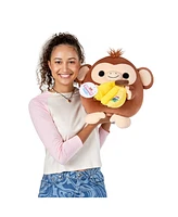 Snackles Zuru Large Monkey and Dole Banana Soft Plush Toy