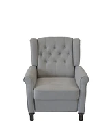 Slickblue Light Gray Recliner Sofa Cozy and Soft Living Room Chair for Ultimate Comfort