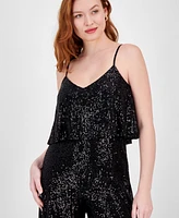 Rachel Roy Women's Veronica Sequined Jumpsuit
