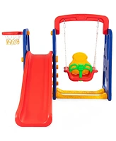 Gouun 3-in-1 Junior Children Climber Slide Playset