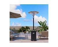 Pamapic 48000 Btu Brown Propane Patio Heater with Cover