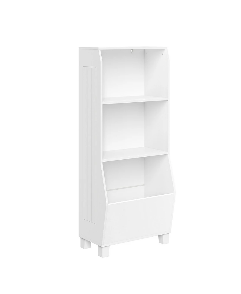 Kids Bookcase with Toy Organizer