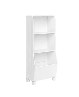 Kids Bookcase with Toy Organizer