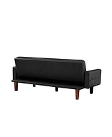 Slickblue Convertible Double Folding Sofa Bed for Comfortable Seating and Easy Transformation