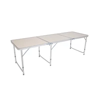 Slickblue Home Use Aluminum Alloy Folding Table - White