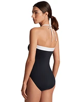 Lauren Ralph Lauren Women's Modern Bandeau One Piece Swimsuit