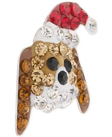 Crystal Santa Hat Dog Stud Earrings, Exclusively at Macy's