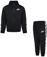 Nike Little Boys Dri-fit Full-Zip with Logo Taping Trim Jacket & Pants, 2-Piece Set