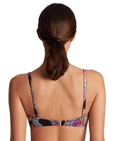 Lauren Ralph Women's Paisley-Print U-Wire Bikini Top