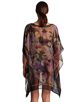 Lauren Ralph Women's Parder Poncho Swim Cover-Up
