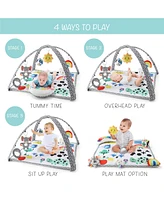 The Peanutshell Montessori Elephant 7-in-1 Activity Play Gym & Play Mat for Baby