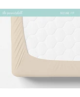 The Peanutshell Safari Neutral Bassinet Sheets for Newborn Baby Boy & Baby Girl, 4 Pack Set