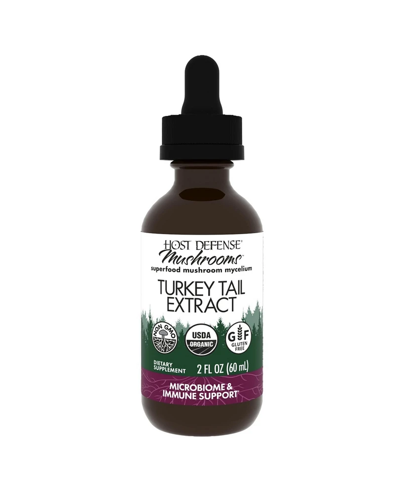 Host Defense Turkey Tail Extract - Digestive Health & Immune Response Support Supplement