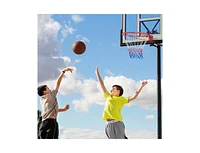 Hongge 18 Inch Basketball Rim Goal Replacement with All Weather Net and Mounting Hardware