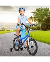 Hongge 18 Inch Kids Bike with Kickstand and Coaster Brake for 4-8 Years Old