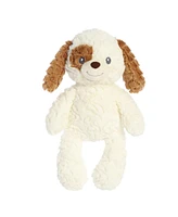 ebba Large Parker Puppy Huggy Collection Adorable Baby Plush Toy White 13"