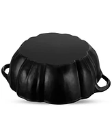 Staub Enameled Cast Iron 3.5 Qt. Black Pumpkin Cocotte
