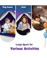 Hongge Kids Galaxy Starry Sky Dream Portable Play Tent with Double Net Curtain