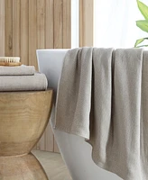 Uchino Natural Dyed Cotton Bath Towel, 55" x 28"