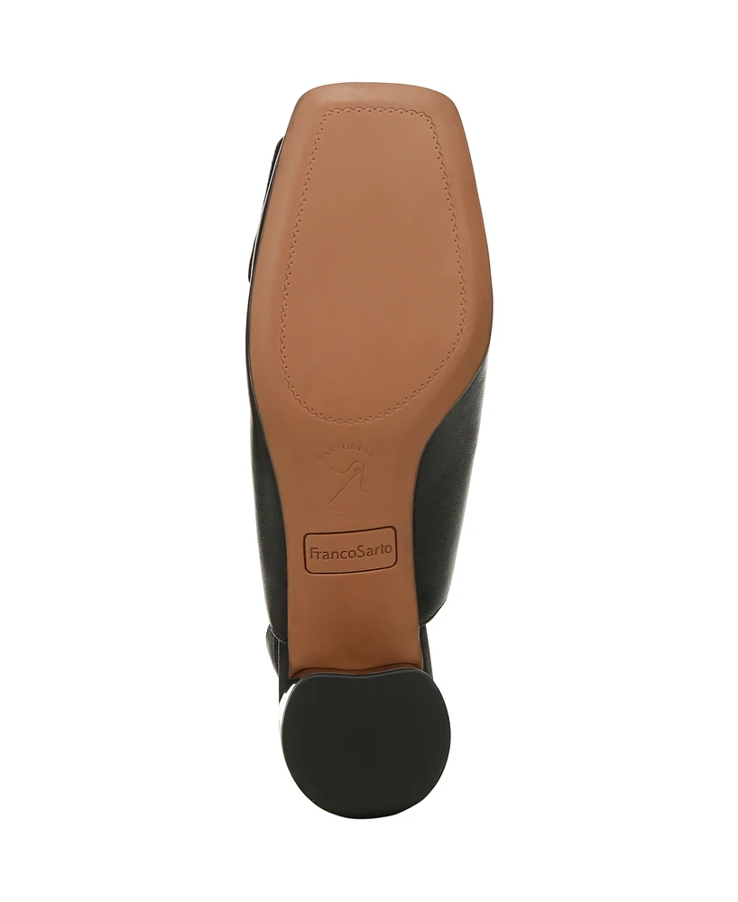 Franco Sarto Women's Nola Square Toe Slingback Pumps