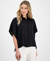 Anne Klein Women's Dolman-Sleeve Blouse