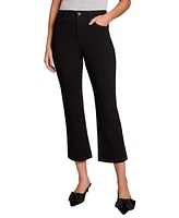 Jones New York Women's High-Rise Cropped Kick Flare Jeans