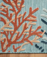 Lr Home Vance VERND8210B 7'9" x 9'9" Outdoor Area Rug