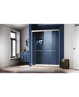 Streamdale Furniture Sliding Shower Doors Safe & Smooth, 56-60"W x 72"H, Adjustable