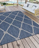 Lr Home Shoreline SRL81875 3' x 5' Outdoor Area Rug