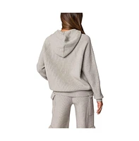 Edikted Women's Wynter Oversized Knit Hoodie