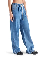 Steve Madden Women's Minorca Denim Drawstrings Pants