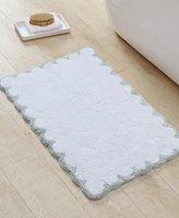 Peri Home Scallop Cotton Bath Rug, 30" x 20"