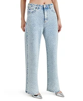 Steve Madden Women's Avaline Tweed Texture Jeans