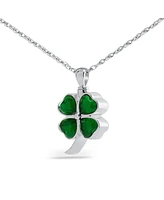 Drs, Inc. Sterling Silver Clover Cremation Pendant with 18 inch Necklace