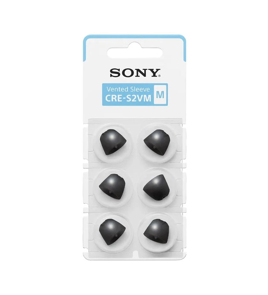 Sony CRES2VM Vented Medium 3 Pair Sleeve for C20 Otc Hearing Aid