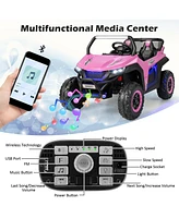 Hongge 12V 2-Seater Kids' Ride-On Utv with Slow Start and Music Functions